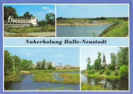 Ansichtskarte: Gaststätte "Piratennest", Angersdorfer Teiche, Südpark
